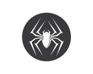 spider icon logo vector