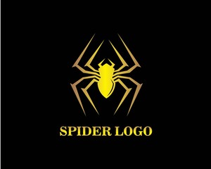 spider icon logo vector