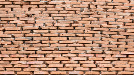 brown brick block wall for background