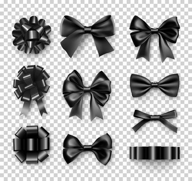 Vector Black Suit Black Tie Event Invitation Template Realistic
