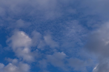 clouds,taken just before sunset in spring