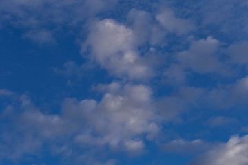 clouds,taken just before sunset in spring