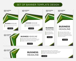set of simple banner template design with modern and simple concept user for web page, ads, annual report, banner, background, backdrop, flyer, brochure, card, poster, presentation layout 