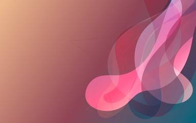 Elegant Colorful Wave and triangle abstract background