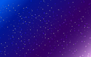 Naklejka na ściany i meble Elegant bokeh star galaxy in the sky abstract background