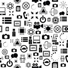 digital seamless pattern background icon.