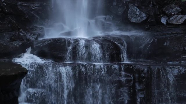 Belmore Falls Close Up - Base of Water Fall