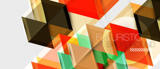 Hexagon abstract background, geometrical modern template