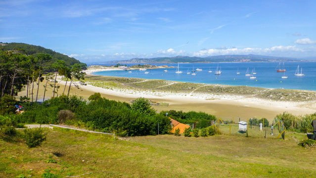 Galicia. Islas Cies / Cies Islands. National Park in Rias Baixas.Spain