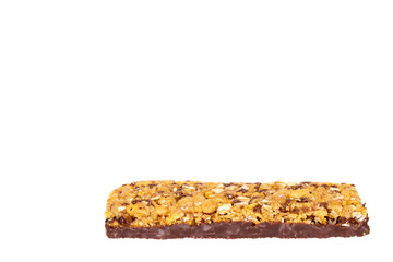 Healthy granola, energy, sport, breakfast and protein bar.