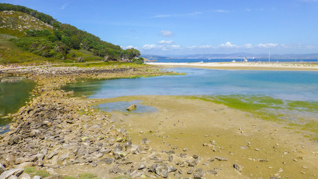 Cies Islands. National Park in Galicia,Spain