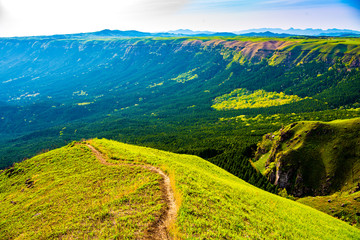 Daikanbou, view of mountains, Aso mountains in Kumamoto, Japan