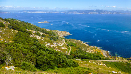 Fototapeta na wymiar Cies Islands. Natural paradise in Galicia.Spain