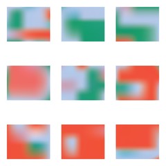 Naklejka premium Gradient mesh painted in different colors.