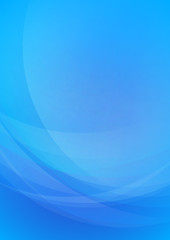 Curved abstract blue background