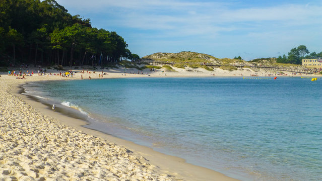 Cies Islands. Natural paradise in Galicia.Spain