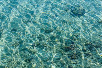 Background of Red sea water surface