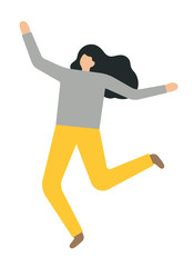 Business women flat icon