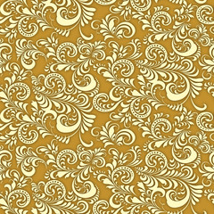 color seamless texture stylized floral ornament curl spiral