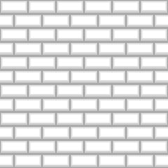 Volumetric, three-dimensional grayscale seamless texture Brick wall