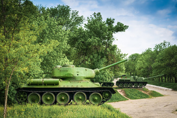 Obraz premium Soviet tank T-34 of the Second World War