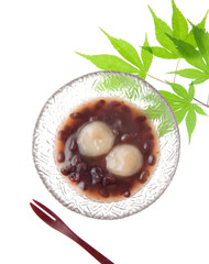 冷やし白玉ぜんざい