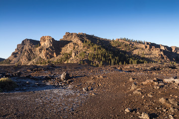Mountains in Teide National Park, Spain