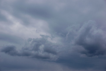 Obraz premium dramatic blue sky with white clouds