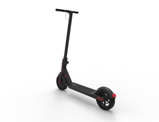3D rendering of a electric mobility scooter isolated in white background