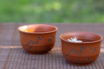 the traditions of Oriental tea drinking