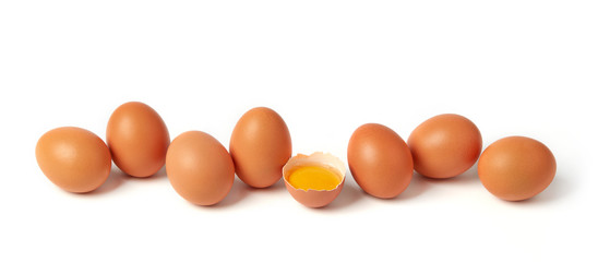 Brown eggs