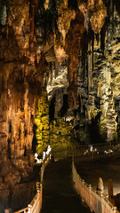 stalactite cave rock formation in Tlemcen, Algeria