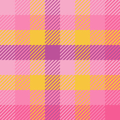 Plaid or tartan vector is background or texture in many color