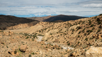 Desert canyon in Algeria