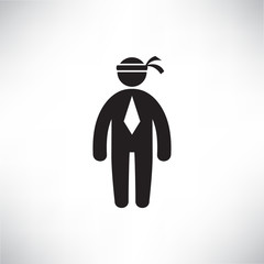 business man fighter