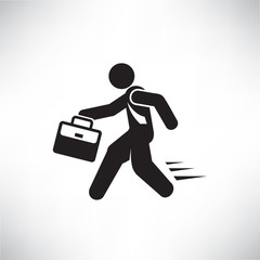 business man running