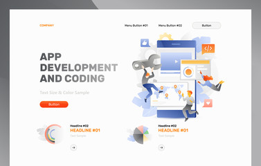 App Development and Coding Banner