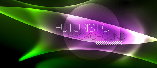 Glowing shiny light abstract background