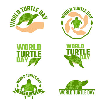 World turtle day campaign-vector illustration background