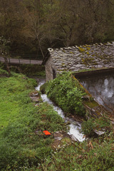 An old flour mill, outdoors