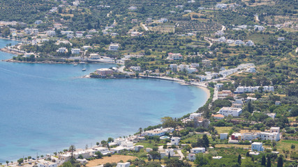 Panorama de l'ile de Leros en grece ile du dodecanèse