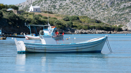 Caique de pêcheur grec