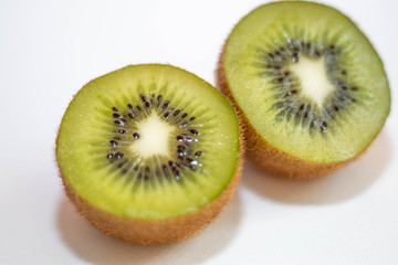 kiwi isolated on white background