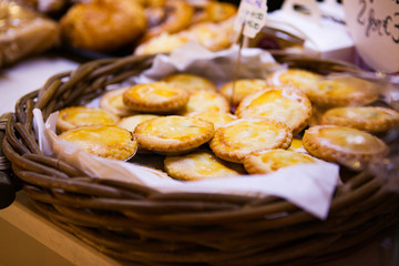 Cookies in a pastry shop