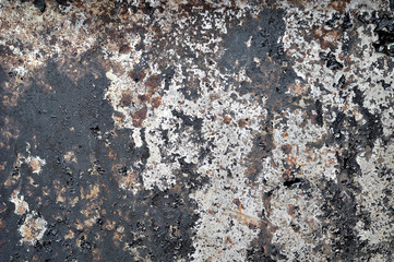 Grunge background. Sooty and rusty metal background