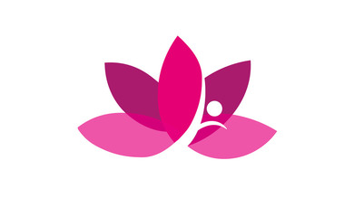 Yoga Logo , Logo Yoga , Lotus © M. Schmitz