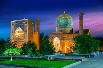 Guri Amir, a mausoleum of the Asian conqueror Timur in Samarkand
