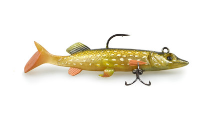Silicone fishing lure