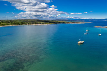 Aerial shot of Kuje lagoon