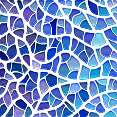 abstract vector stained-glass mosaic background